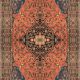 Antique Iran Sarouk oriental rug - 1.25 X 2.05 meters.
