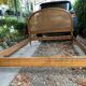 Old canning headboard 160cm