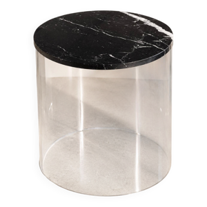 Table d’appoint design - marbre noir