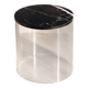Table d’appoint design en plexiglas et marbre noir – Seventies
