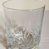 Five timpani glasses with vintage crystal stars