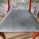 Rare - Set of 4 Louis Philippe/restoration style chairs with medallion - Colour blue / cherry wood