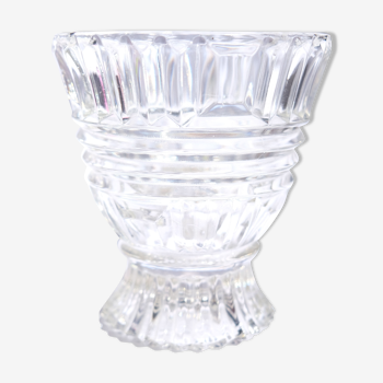 Vase en cristal taillé des années 50