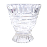 Carved crystal vase from the 50s