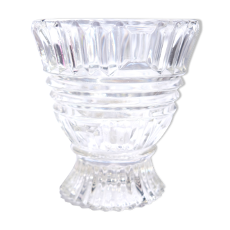 Vase en cristal taillé des années 50