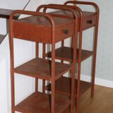 Paire de chevets d’internat métal 1960