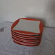 Set of 8 plates with a floral dessert Sentou