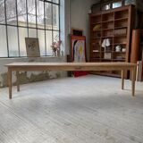 XL farmhouse table in beech and pine 3m