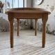 Oval farmhouse table oak 1960