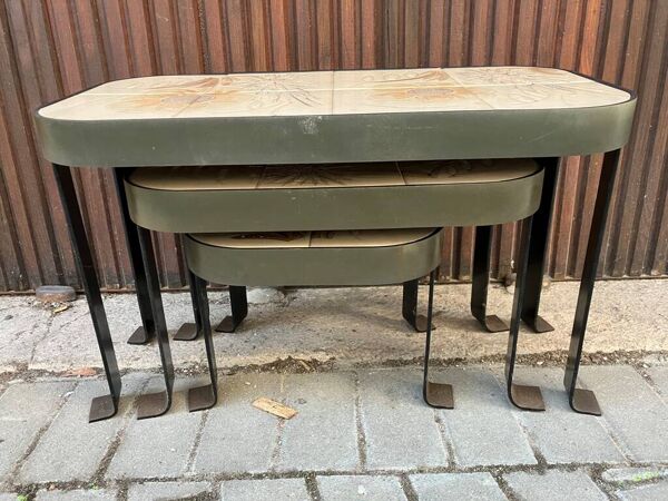 Petite tables gigogne la roue vallauris