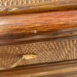 Commode osier et rotin