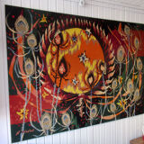 Tapestry "The sun on the thistles", by Jean Louis Viard, Seventies