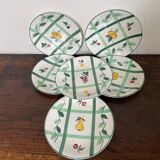 Longchamp dessert plates and oval dish