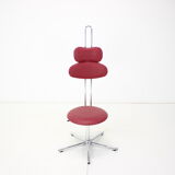 Height-Adjustable Swivel Chair 1980s, Czechoslovakia