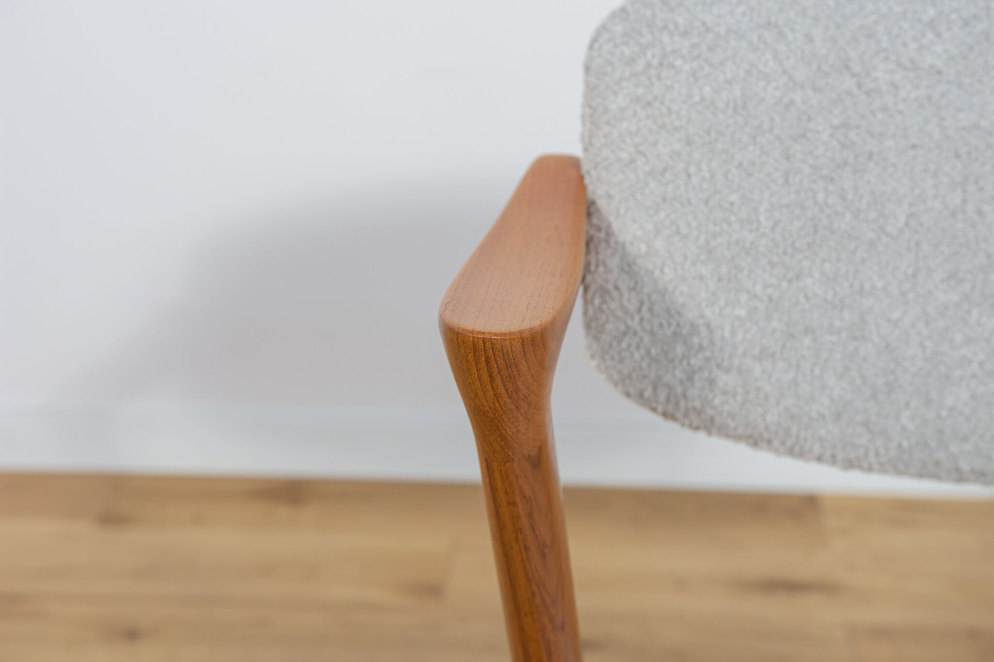 Mid Century Teak Model 42 Dining Chairs by Kai Kristiansen for Schou Andersen, 1960s, Set of 4