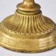Solid brass candle holder with 5 candles and 4 arms