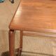 Teak sofa end