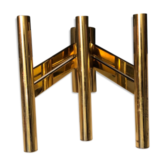 Single brass sconce from Sciolari, italy, 1970