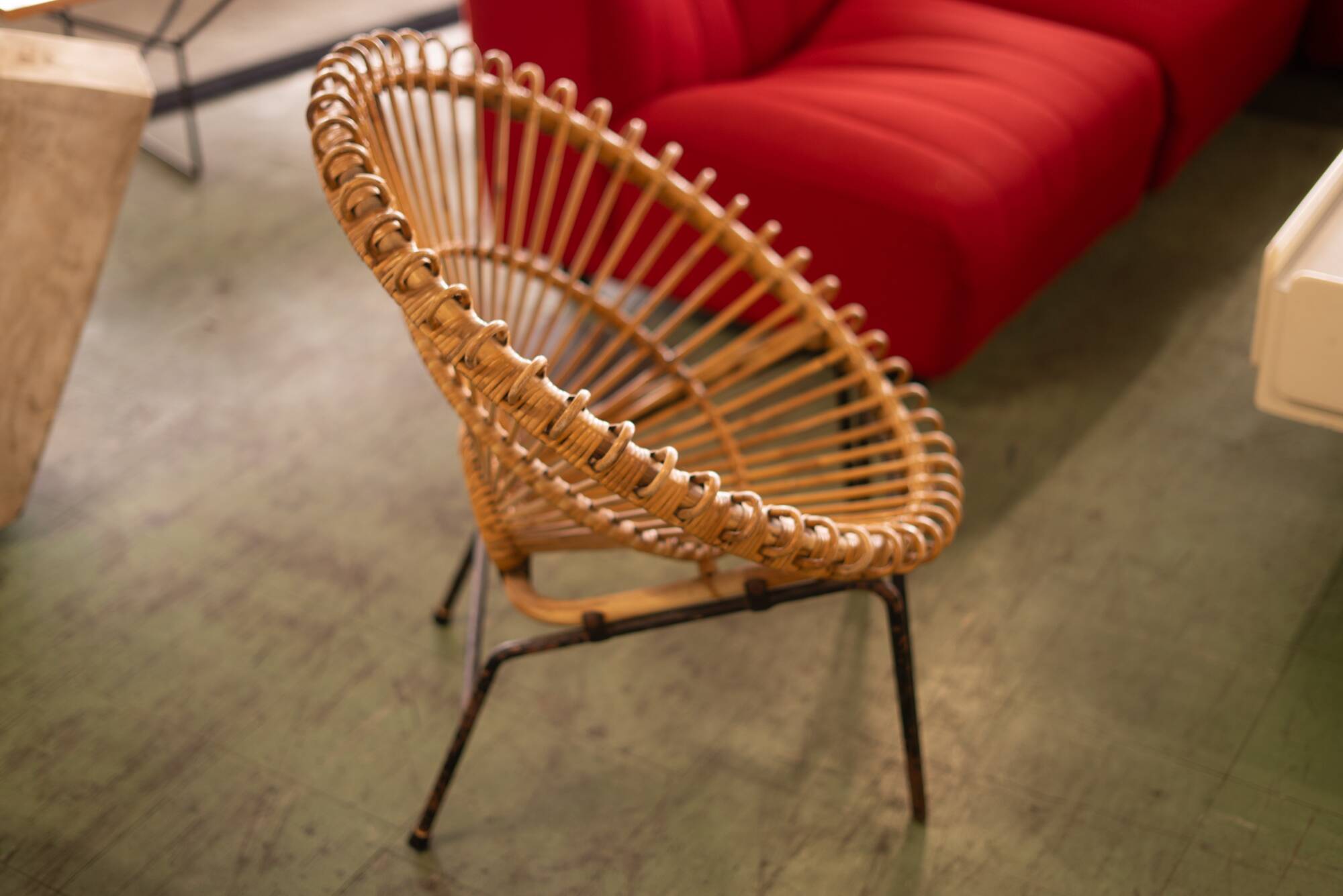 Rattan armchair sun Janine Abraham