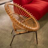 Rattan armchair sun Janine Abraham