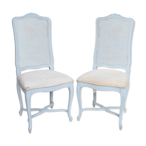 Paire de chaises laquées