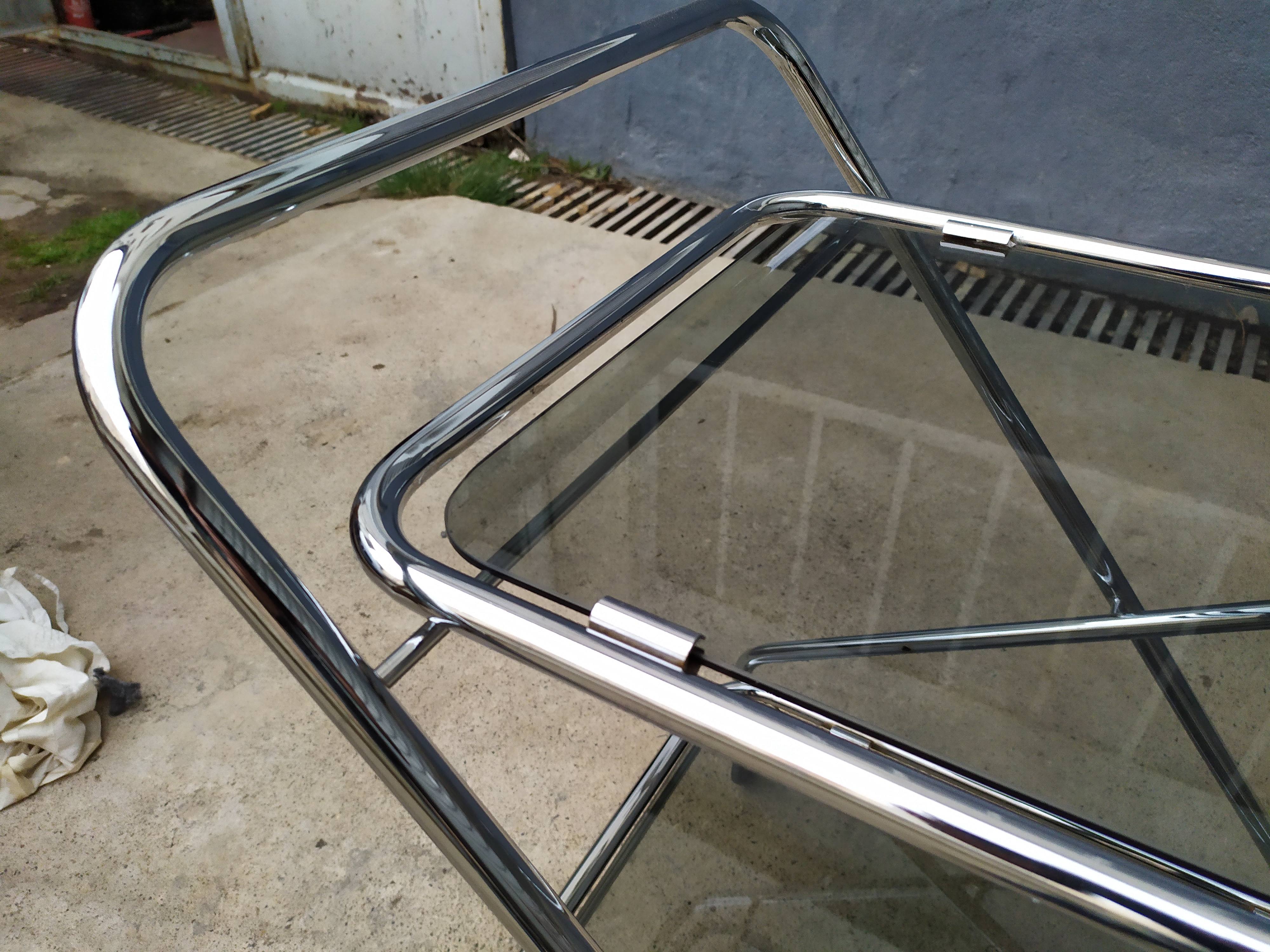 Vintage chrome bar cart