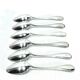 CHRISTOFLE - 6 MOCHA SPOONS MODEL PEARLS