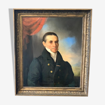18th / 19th Century Portrait - Oil on Canvas Painting