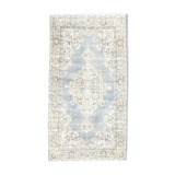 Classic soft blue carpets 216x117cm