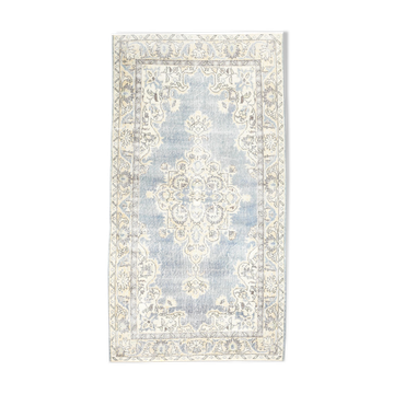 Classic soft blue carpets 216x117cm