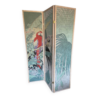 Japanese paper screen signed “Morita Design”