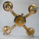 Lustre vintage 1950 aluminium