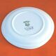Suite of 6 cheese plates / dessert porcelain décor symphony