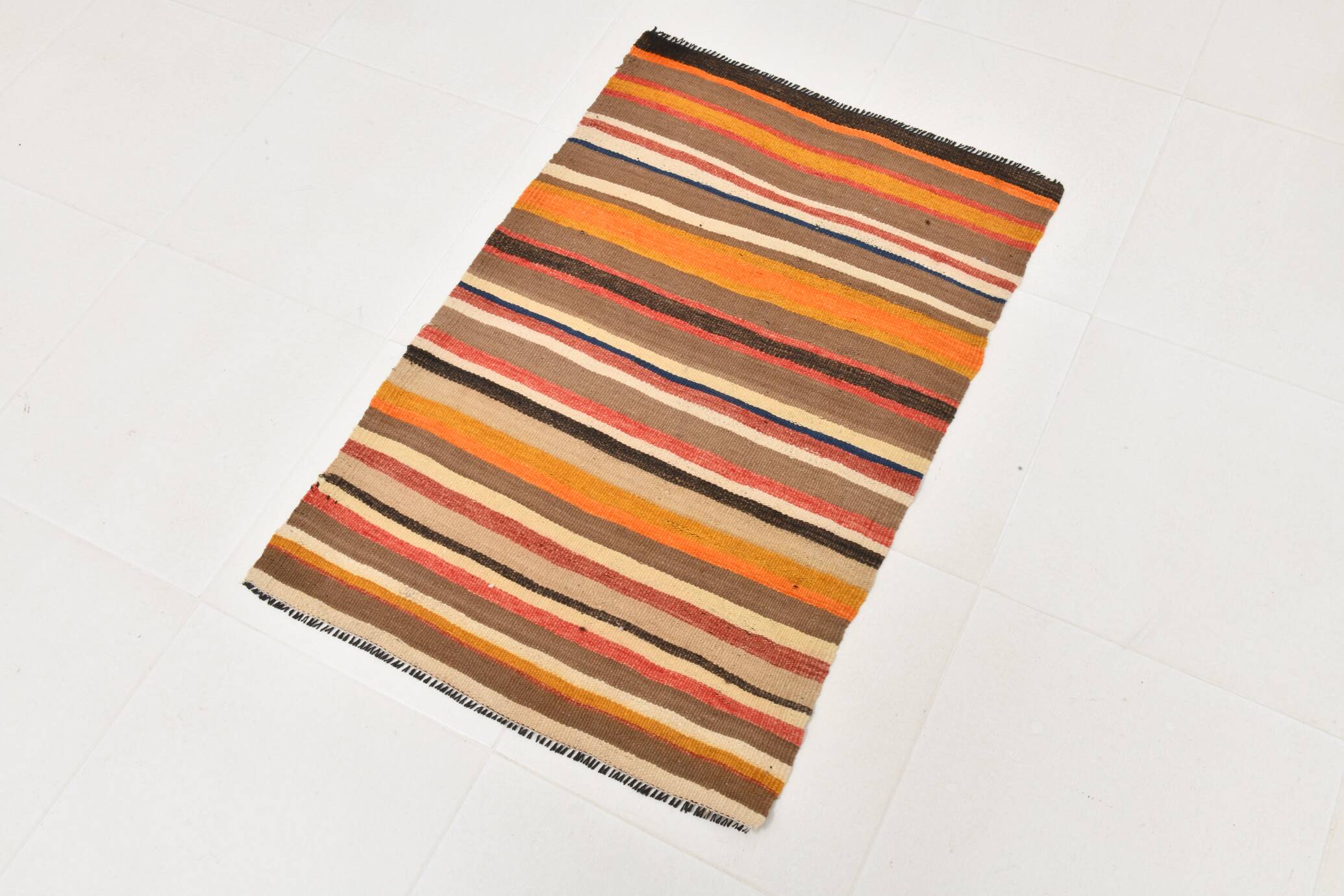 2x3 Multicolor Small Size Anatolian Kilim Rug, 66x95