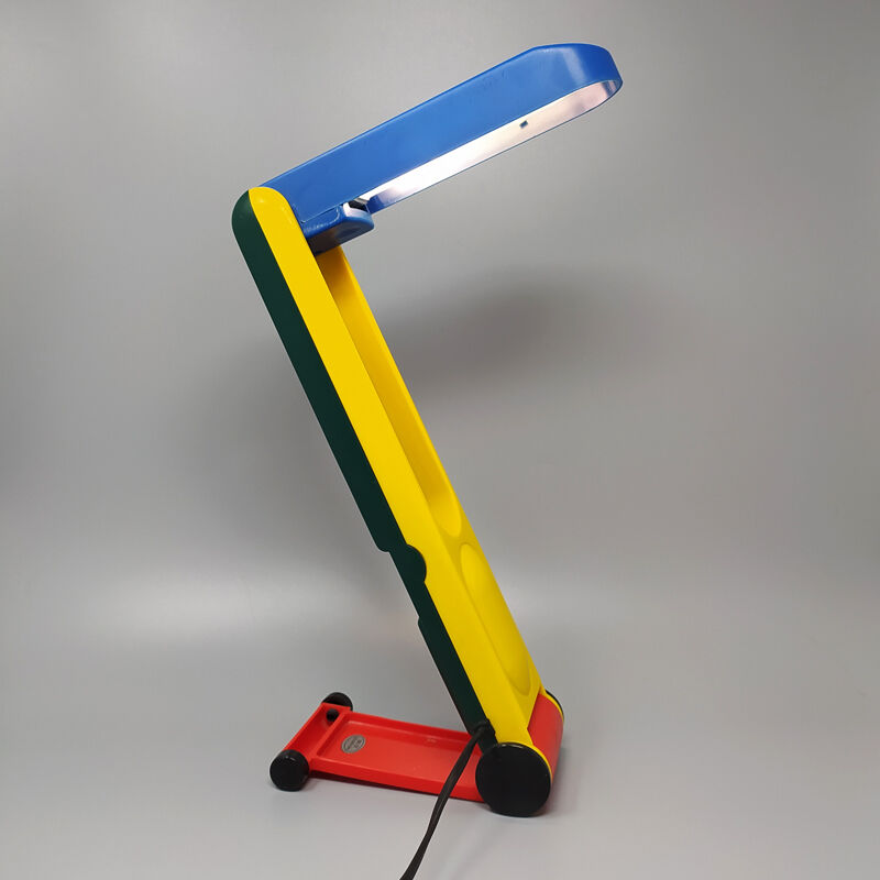 1980s Gorgeous Table Lamp by Benetton. Made in Italy