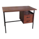 Modernist metal and wood desk by Seducta – 50s/60s