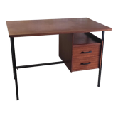 Bureau moderniste métal et bois par Seducta – années 50/60