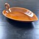 Amber leaf plate