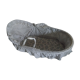 White rattan bassinet