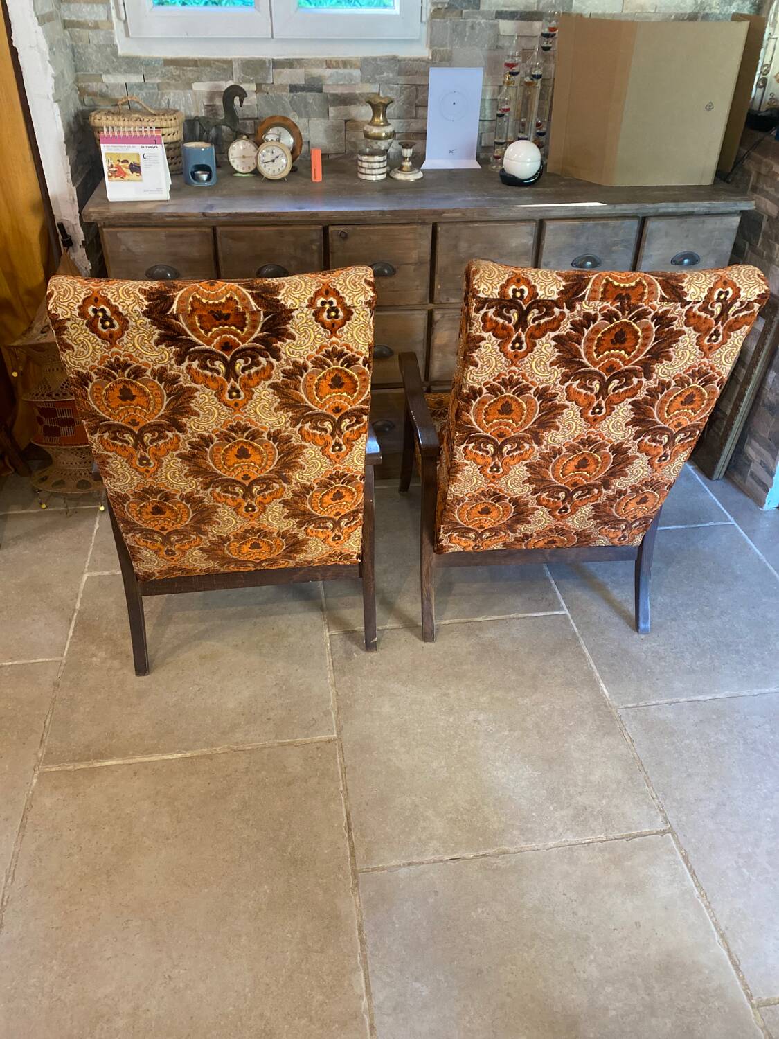Pair of 50s armchairs