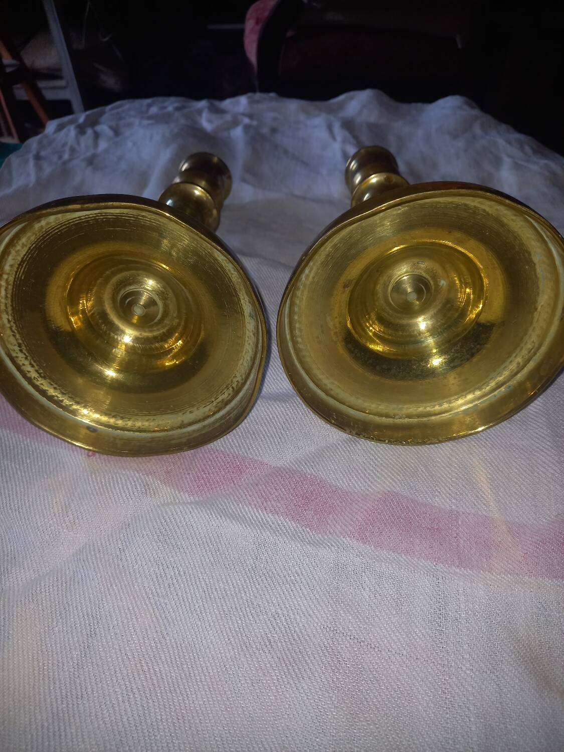 Pair of antique candlesticks