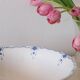 Large Terre de Fer salad bowl, Saphir model, Sarreguemines, French manufacturer