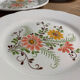 5 assiette vintage fleurs 20,5cm