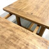 Extendable oak table, 1950s