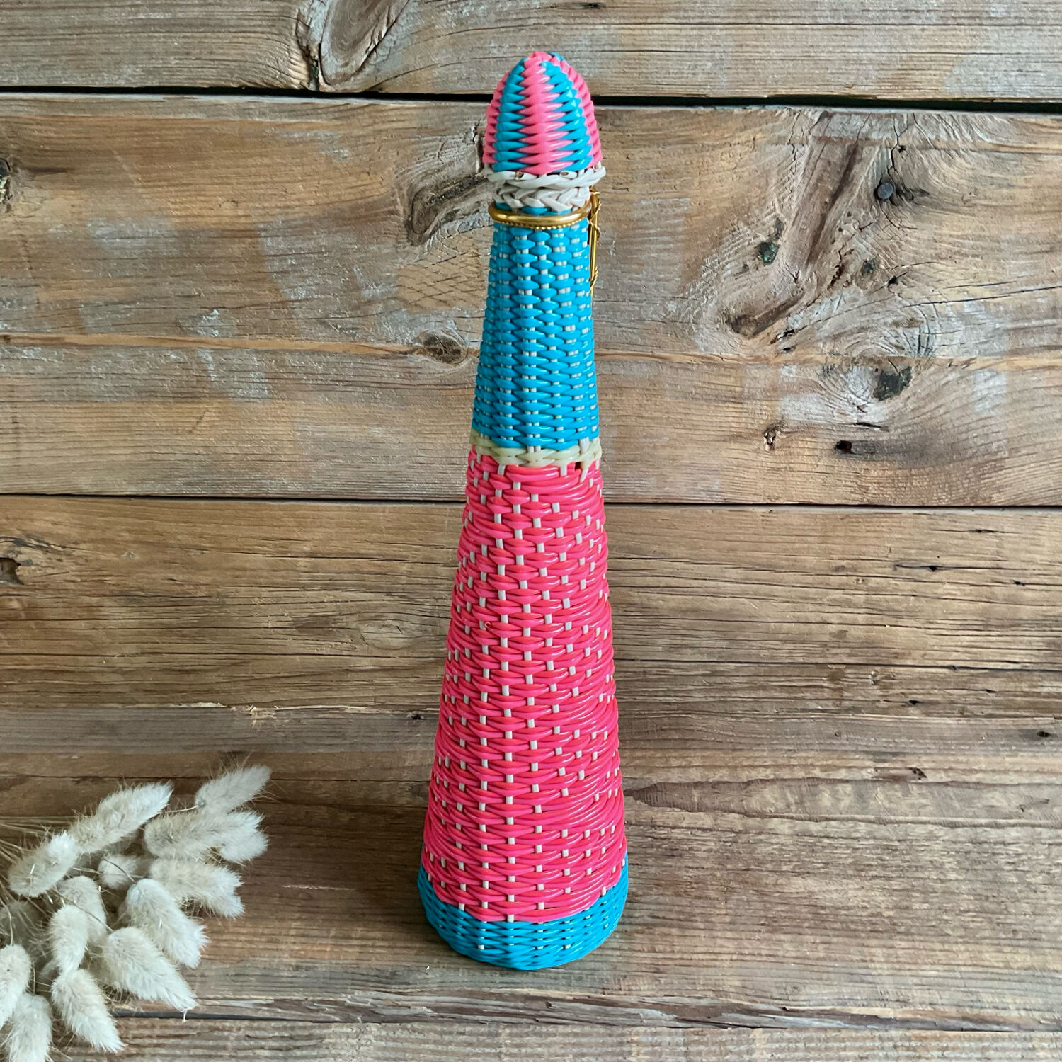 Vintage Scoubidou Bottle