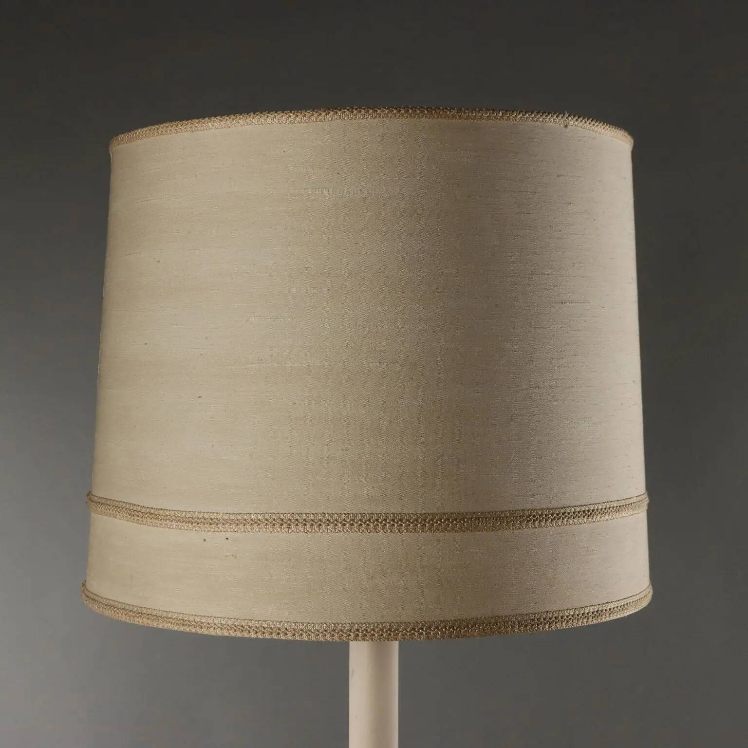 Antique candlestick with lampshade Italy 20th Century