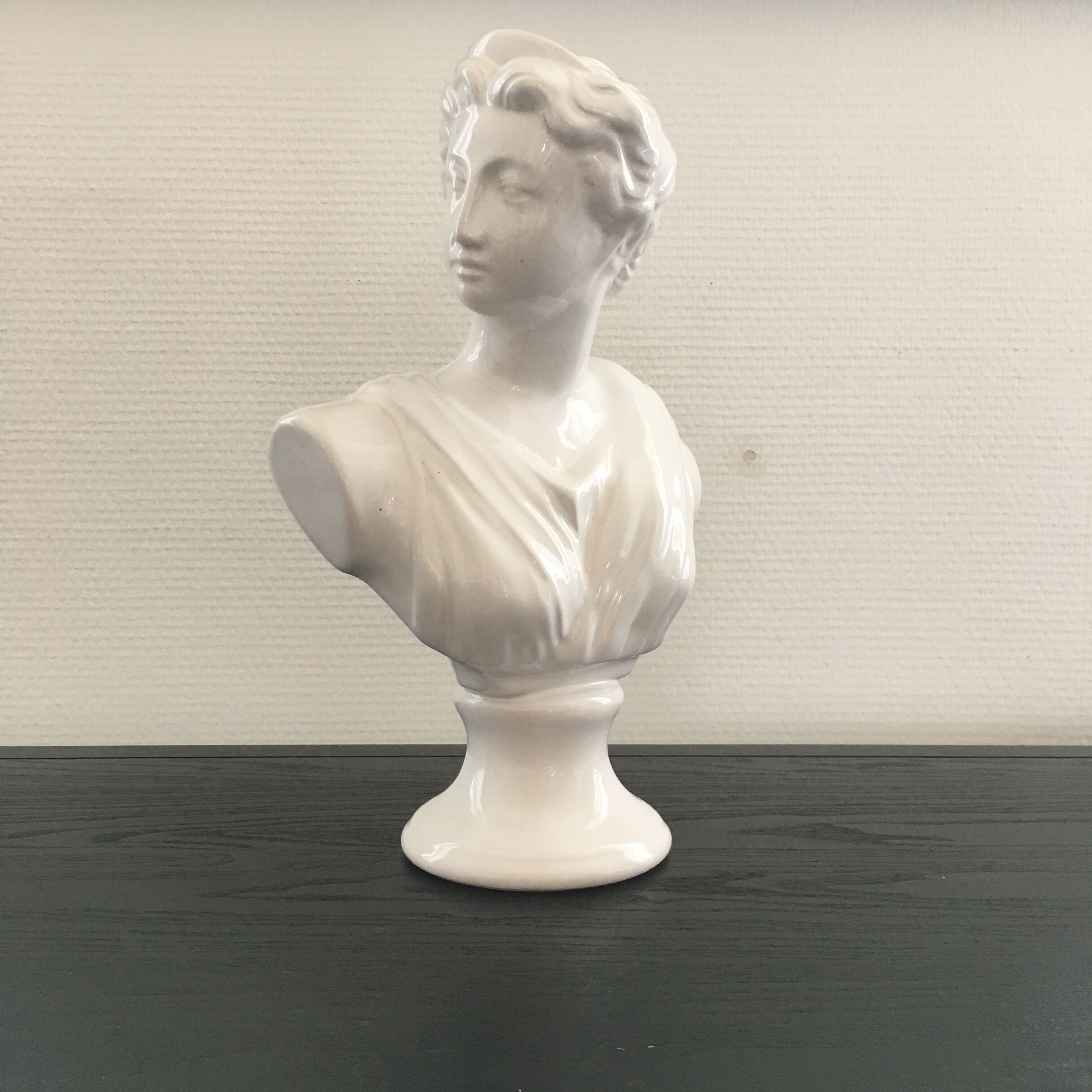 Ceramic woman bust