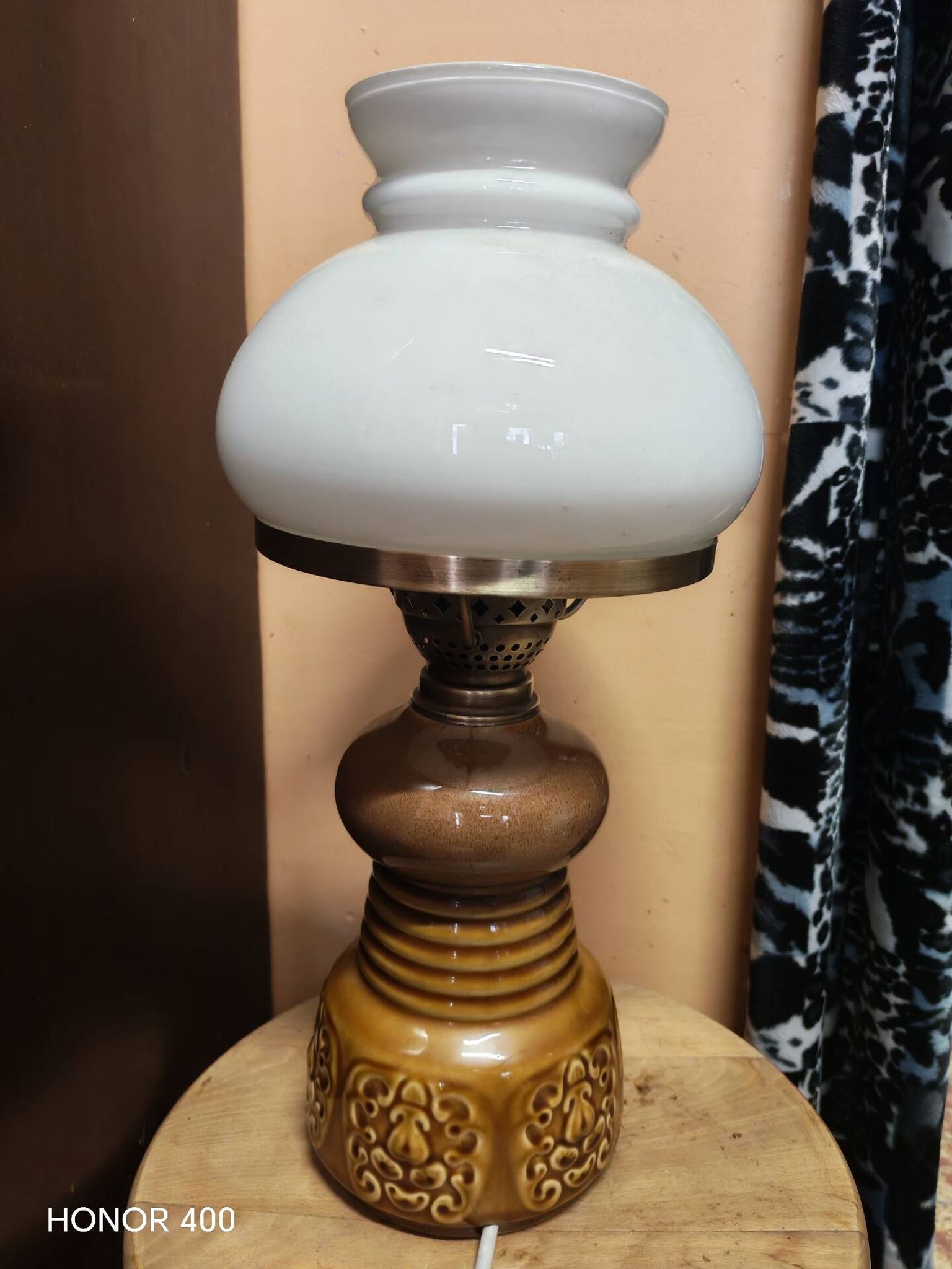 Lampe de table Mirostowice PRL Pologne par Adam Sadulski 1970