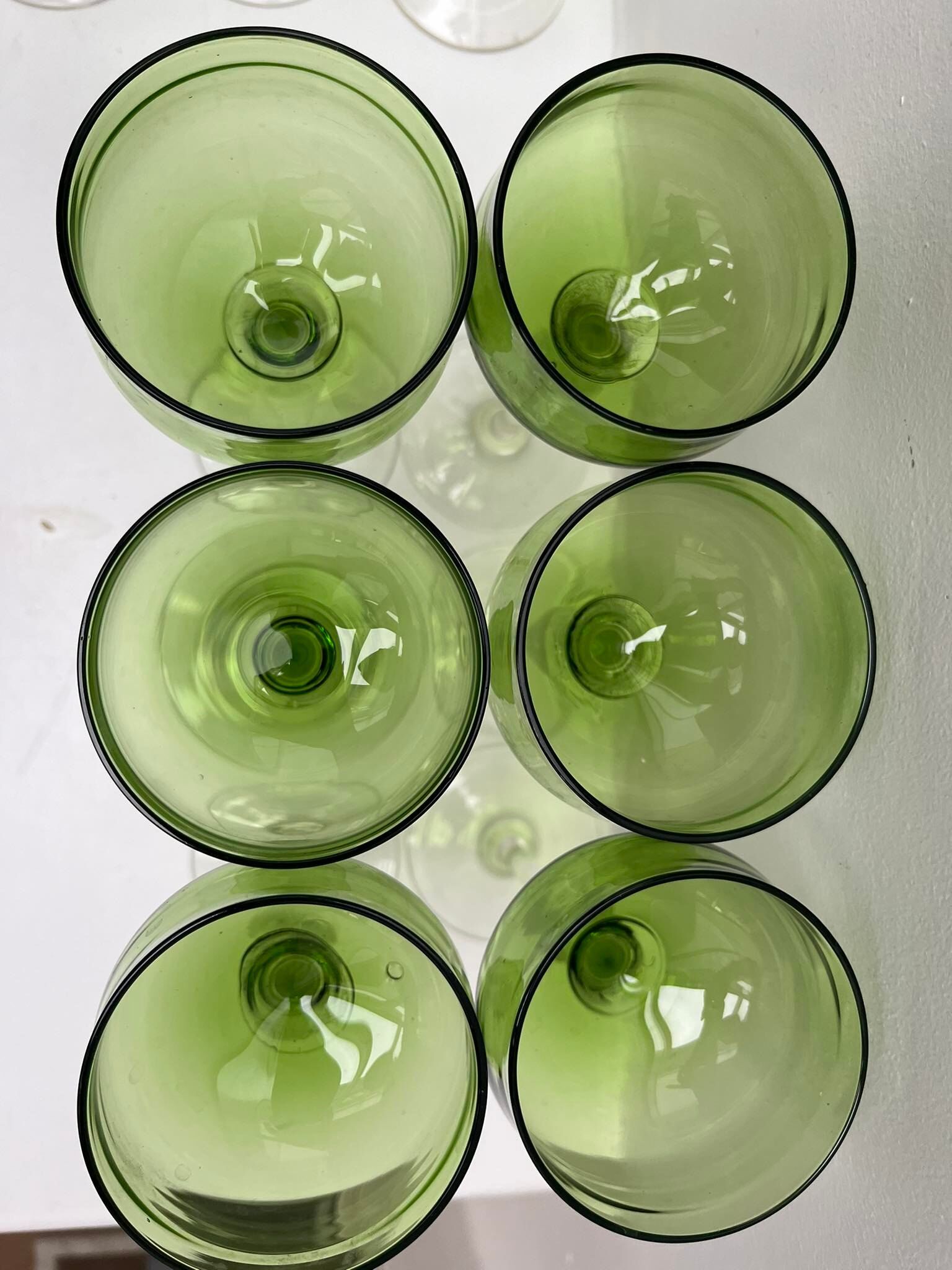 Set of 6 a glasses cristal Val Saint Lambert