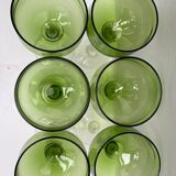 Set of 6 a glasses cristal Val Saint Lambert